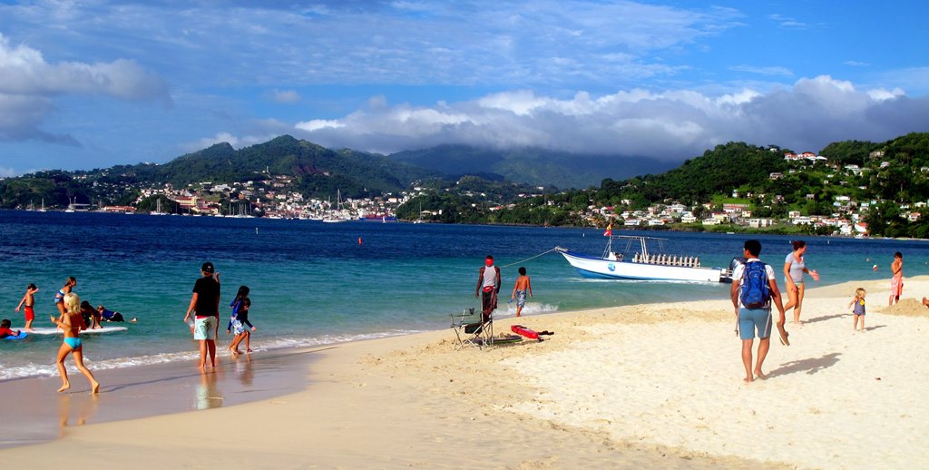 Grenada strand - achtergrond St. George